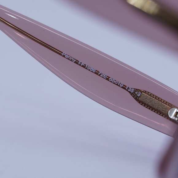 Tom Ford FT1086 72E Penny Sunglasses Pink Cat Eye Frame, Brown Lenses main image 5
